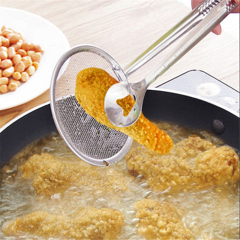 Stainless Steel Fried Food  Oil Scoop Kitchen Gadget