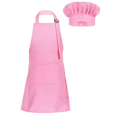 Child Kids Adjustable Apron and Chef Hat